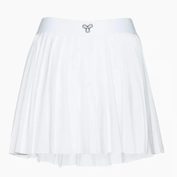 Aritzia  Tna Action Pleated Tennis Skirt Built in Shorts White Size Small - Picture 3 of 7